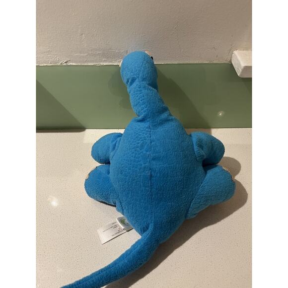 Toys R Us Animal Alley Brontosaurus Plush 26" Blue Dinosaur Stuffed Soft Toy - Picture 4 of 6